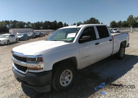 2018 Chevrolet Silverado 1500 Wt из США, поврежденный, VIN 1GCUKNEC6JF184127